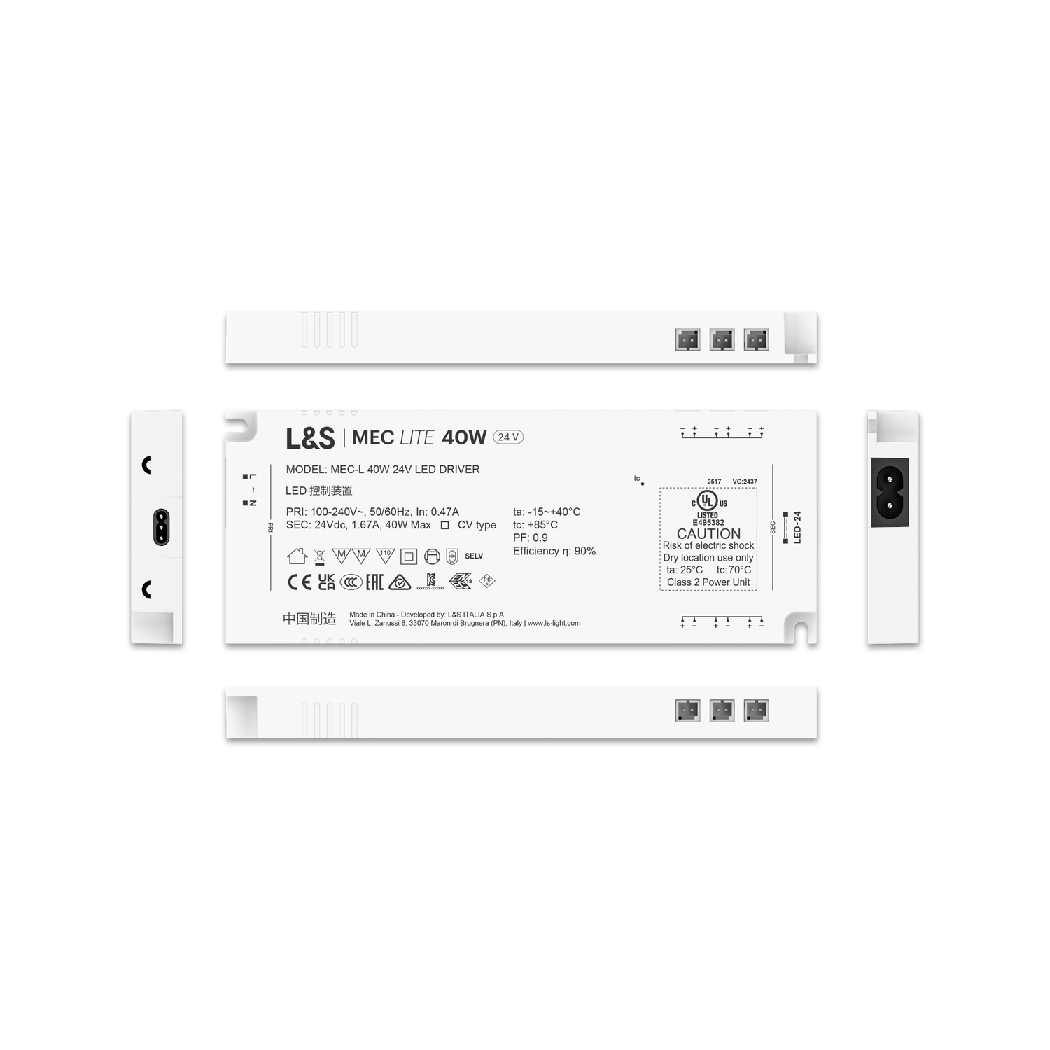 Mec Lite led transfo 40W 24V